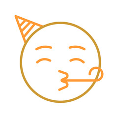 Partying Face Vector Icon