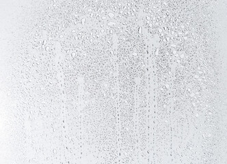 Water drops on white background, water drops pattern background
