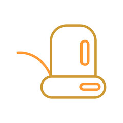 Obraz premium News Tickertape Vector Icon