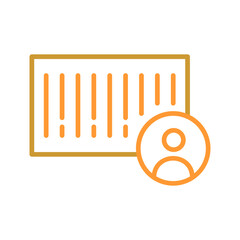Barcode ID Vector Icon