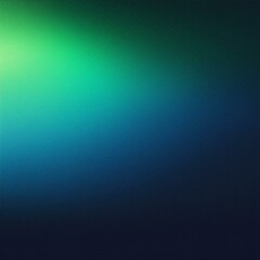 Obraz premium grainy green blue gradient background glowing light noise texture effect header dark banner backdrop design