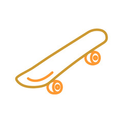 Skateboard Vector Icon