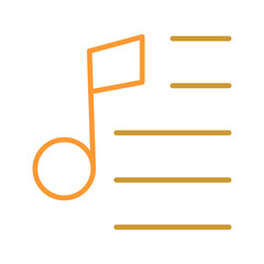 Party Playlist Vector Icon