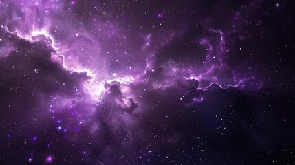 Fototapeta premium Cosmic Purple Nebula