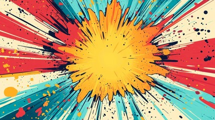 Vibrant Pop Art Vector Backgrounds for Web Graphics, clean white backdrop, ideal for modern digital design projects.