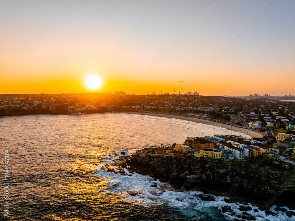 Wall mural sydney bondi beach landscape, australia