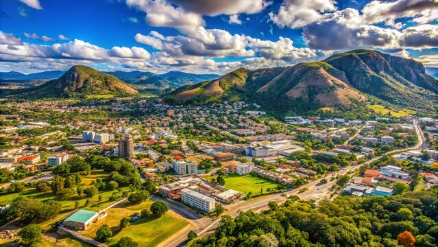 Mutare Zimbabwe Aerial View: Captivating Landscapes and Urban Life from Space