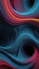 An abstract background of blue, red, and orange swirling colors