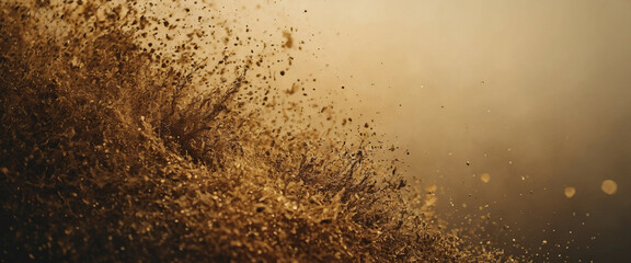 Obraz premium Vibrant Golden Abstract Background