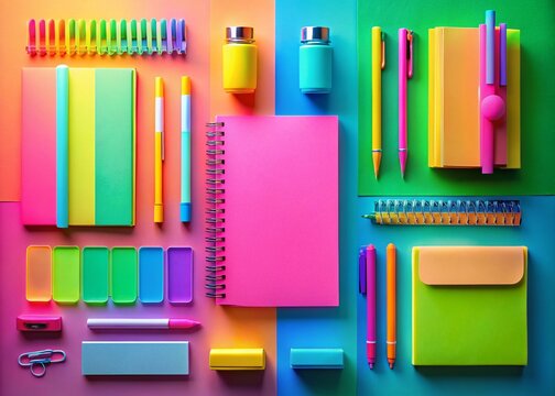 Neon Accent Stationery Business Kit Template Collection for Creative Entrepreneurs