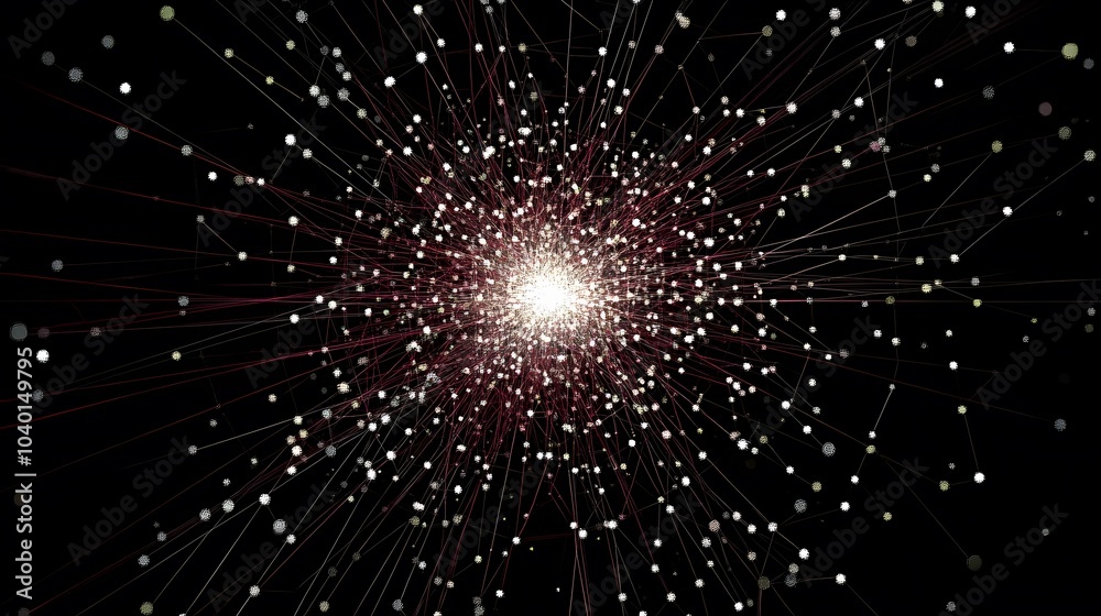 Poster A clean and modern K-Means diagram with sharp data groupings, each cluster centered around a distinct centroid, no background