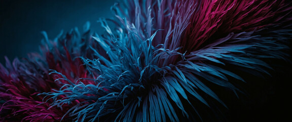 Obraz premium Abstract Red Magenta Black Blue Violet and Purple background. Panorama