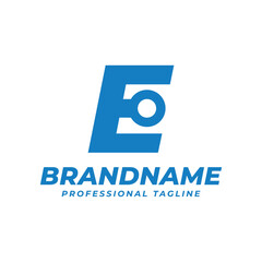 Letter E Technology logo, symbolizing innovation, progress, and cutting-edge technology