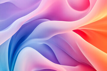 Obraz premium Abstract Background with Soft Flowing Curves, Perfect for Modern Design Presentations