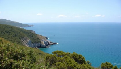 Fototapeta premium Escape to serene coastal beauty