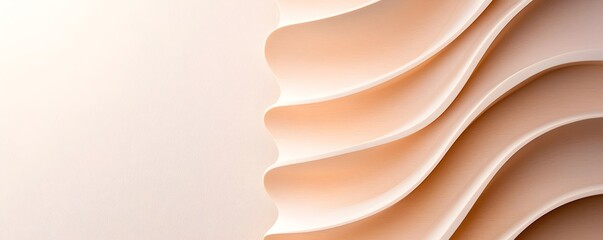 Warm Timber Graph with Organic Carvings - Minimalist Design Showcasing Elegant Natural Elements and Cozy Lighting for Modern Interiors