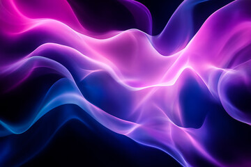 Obraz premium Abstract Background with Soft Flowing Curves, Perfect for Modern Design Presentations