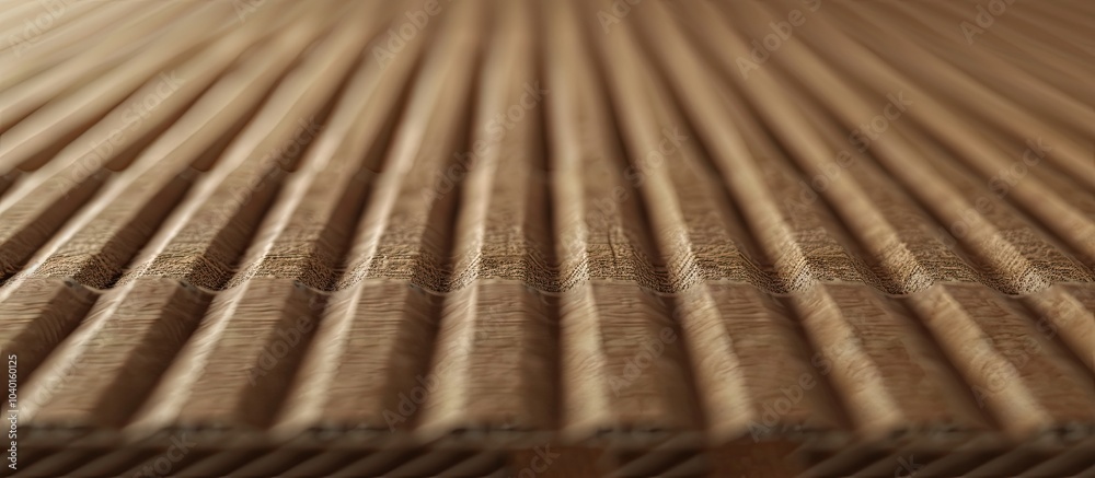 Poster side view of a corrugated carton with a textured surface suitable as a design element in copying