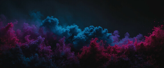 Abstract Red Magenta Black Blue Violet and Purple background