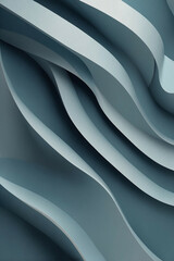 Abstract blue waves create a dynamic pattern
