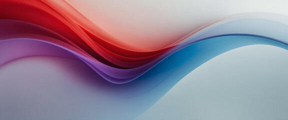 Abstract waves of purple, blue, and red blend together