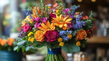 Colorful Bouquet of Flowers