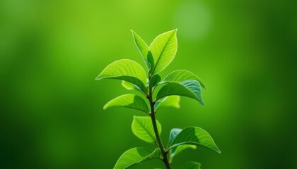 Fototapeta premium Vibrant life sprouting in natures canvas