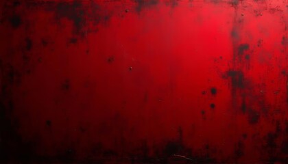 Obraz premium Vibrant red wall with texture and depth
