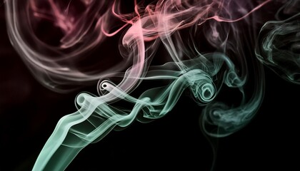 Fractal background with pink chrysanthemum petals, isolated on black, closeup