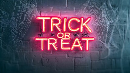 Obraz premium A vibrant neon sign reading 