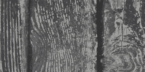 Weathered vintage wood. Aged wooden background. Vector illustration