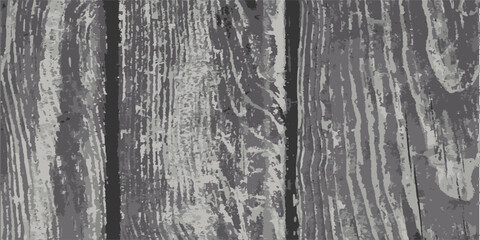 Weathered vintage wood. Aged wooden background. Vector illustration