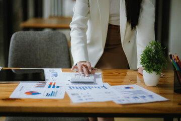 Accountants who study numbers, business audits, finance managers who prepare balance sheets, desk...