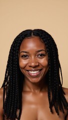 African American female character with dreadlocks