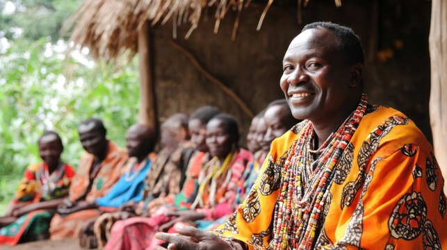 Linguists from Africa and Asia studying remote tribes with unique languages to preserve endangered dialects and cultural heritage