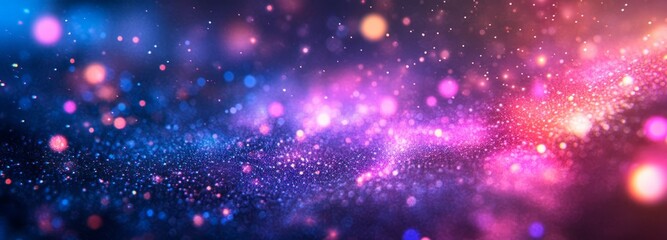 The background of the blurred lights with a combination of purple, pink and blue, the background poster and banner looks HD, looks abstract but very harmonious