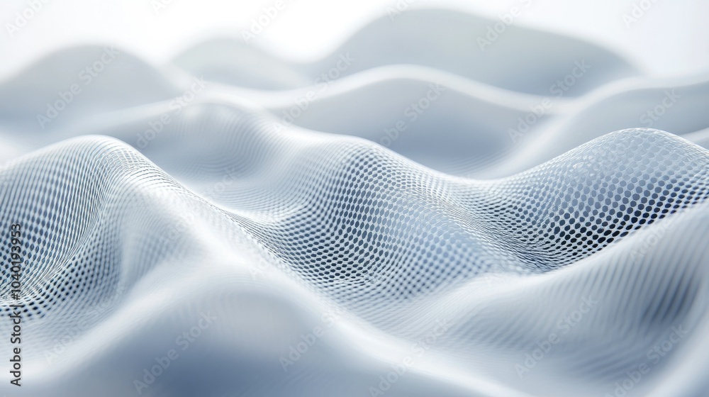 Fototapete minimalist ai technology background with a flowing digital pattern and clean copy space for text
