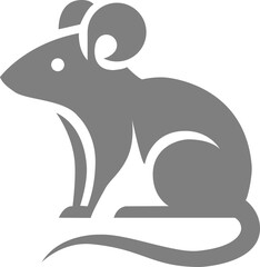 Logo, icon, tattoo of a rat