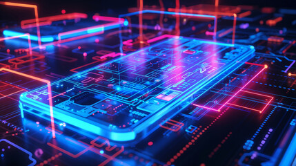 Sleek and sophisticated mobile device showcasing cutting-edge design and powerful integrated capabilities