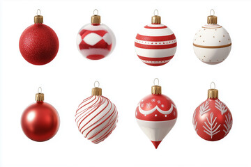 christmas 3d elements isolated