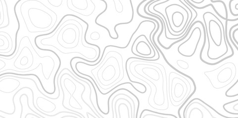 Topographic map seamless pattern isolated on gray background. Vector illustration.