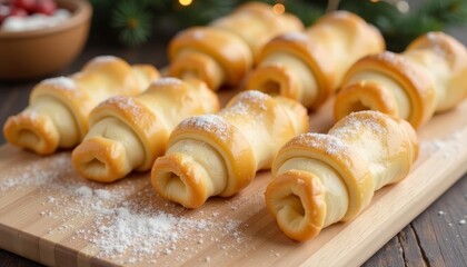  Deliciously baked sugardusted pastries ready to be savored