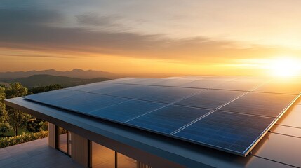 Modern High-Tech Residence with Sleek Flat Roof Design