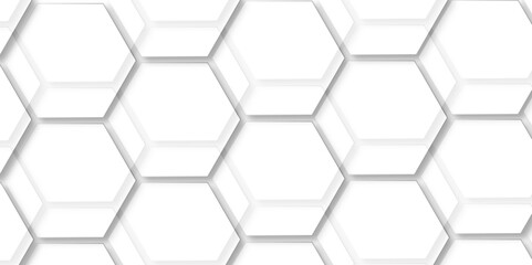 Abstract white background with hexagons. Abstract hexagon polygonal pattern background vector. H concept design abstract technology background vector EPS, White hexagon tiles abstrac bg.