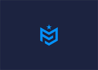 letter fp with veteran logo icon design vector design template inspiration