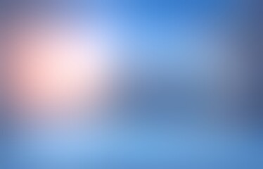 Obraz premium Pink light flare on blue metallic reflective background.