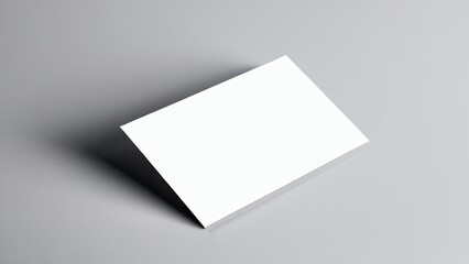 Professional business card mockup with a customizable front and back design, offering a realistic preview for branding projects and marketing materials.