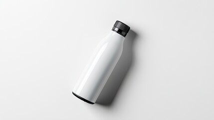 Minimalist Design of White Water Bottle