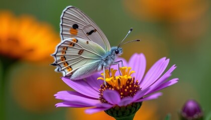 Obraz premium Butterflys delicate dance with natures vibrant canvas