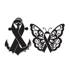 cancer logo inspirational positive quotes, motivational, typography, lettering design	